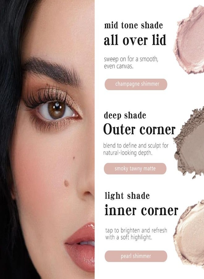 AMY'S DIARY 2 Color Shimmer Matte Eyeshadow Palette 4 pcs set – Shimmer matte Shades eye shadow for Eye Makeup, Long-Lasting & Highly Pigmented, Vegan & Cruelty-Free for woman (01+02+03+04) - Image 4